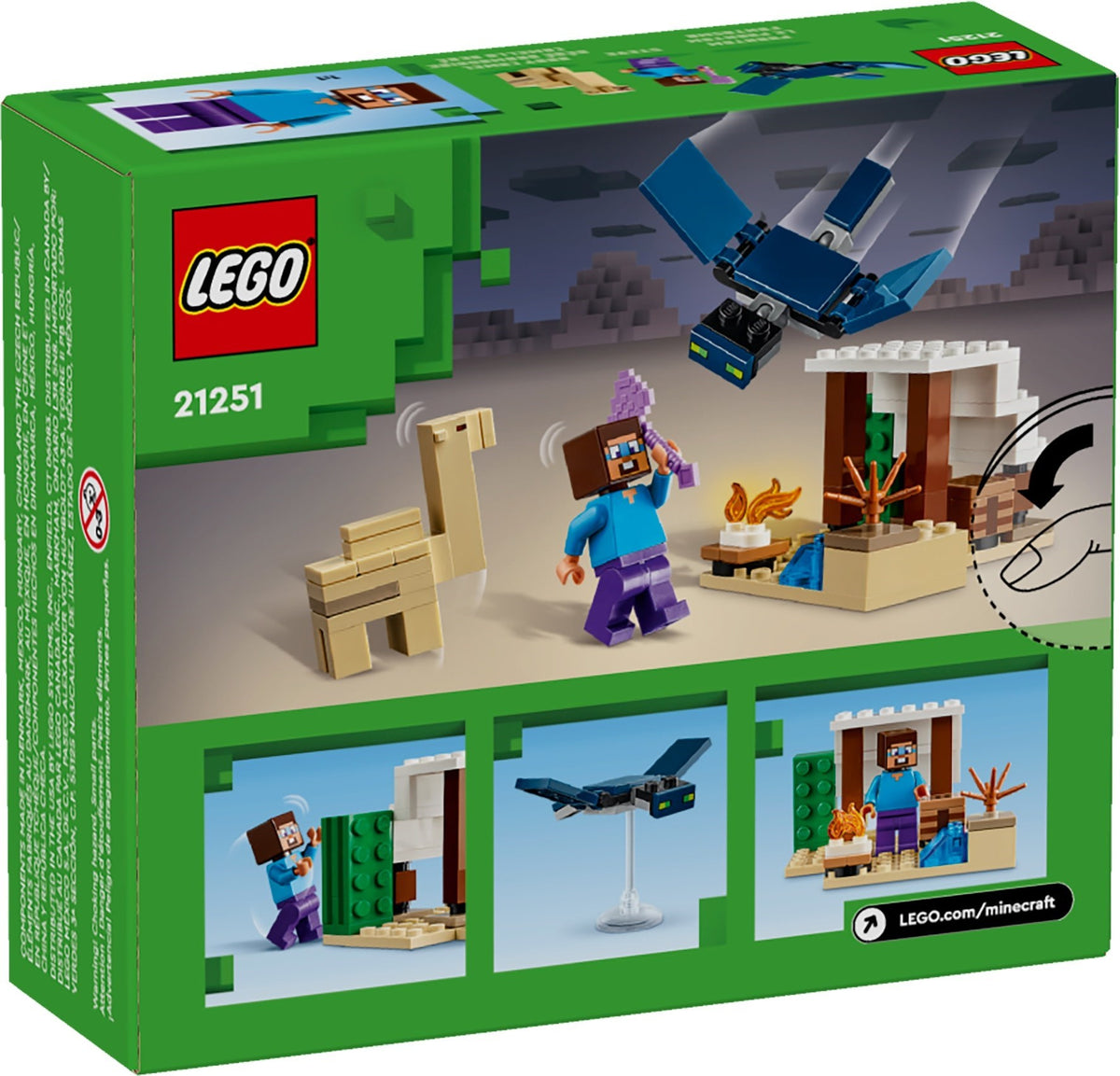 LEGO Minecraft 21251 Steves Wüstenexpedition