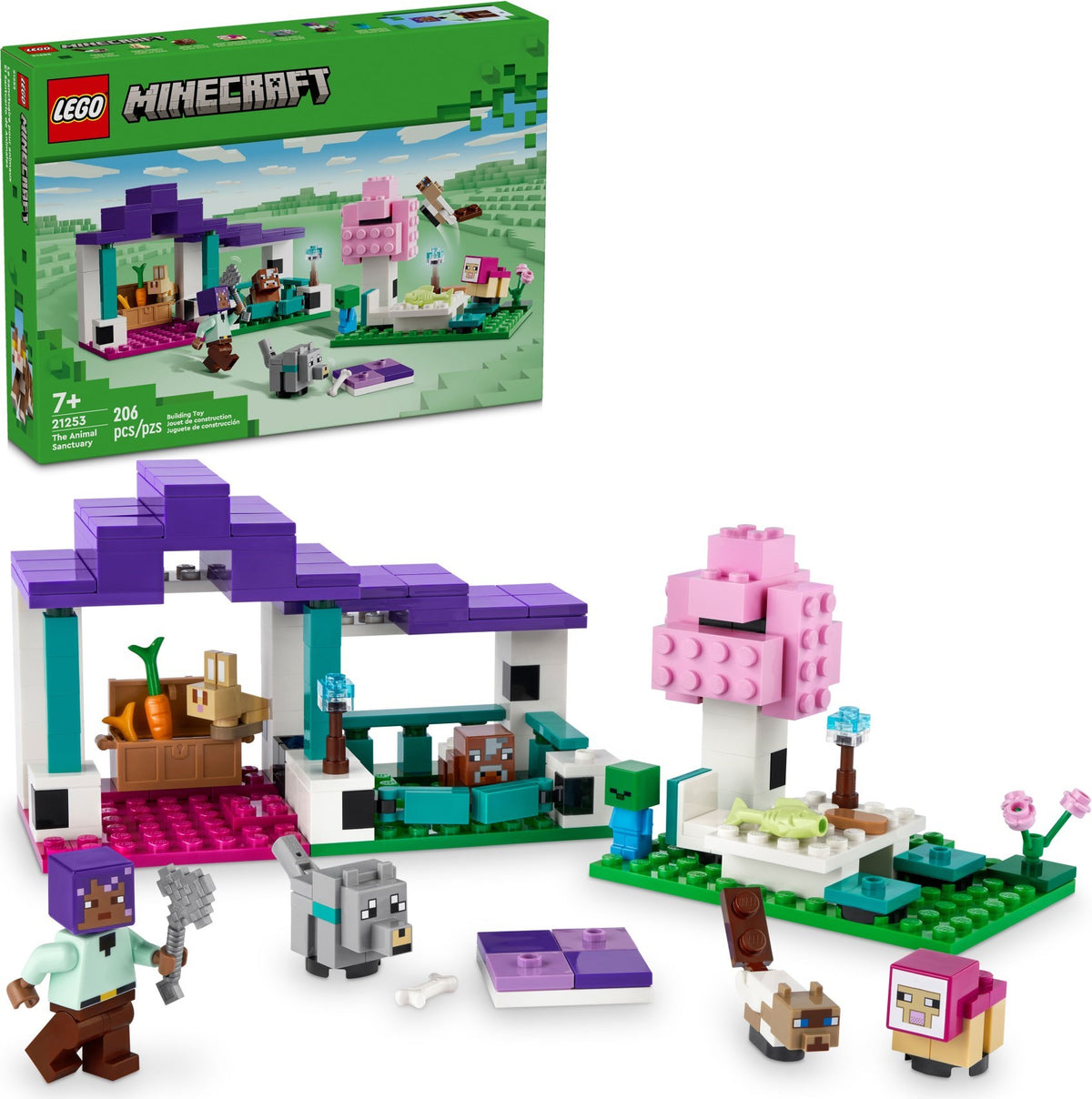 LEGO Minecraft 21253  Das Tierheim