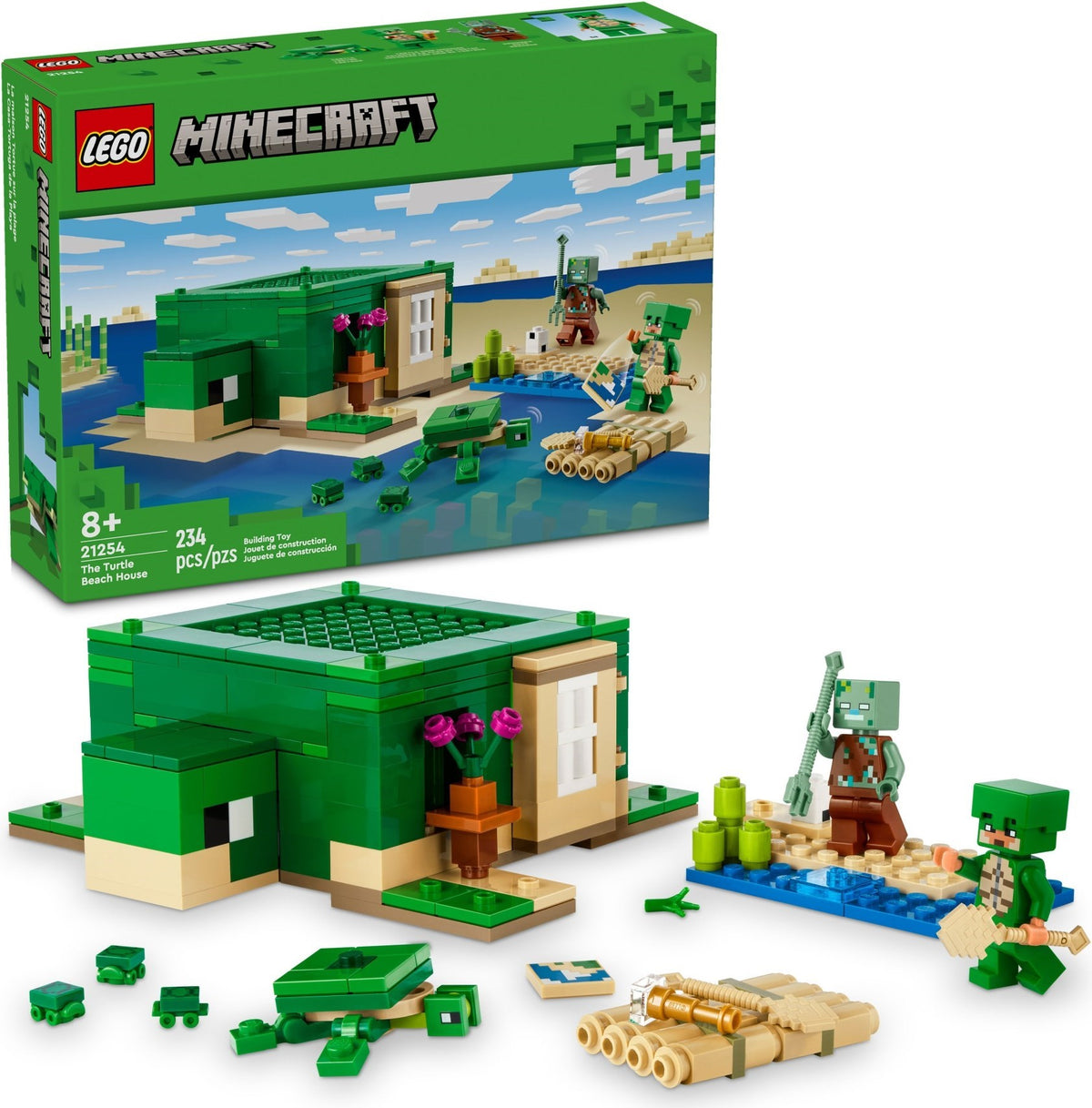 LEGO Minecraft 21254 Das Schildkrötenstrandhaus