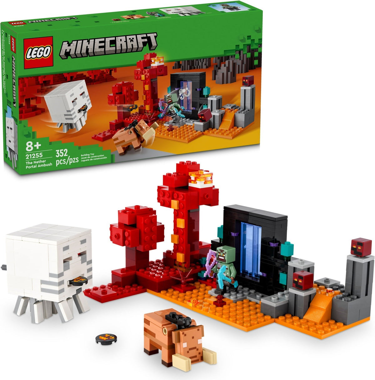 LEGO Minecraft 21255 Hinterhalt am Netherportal