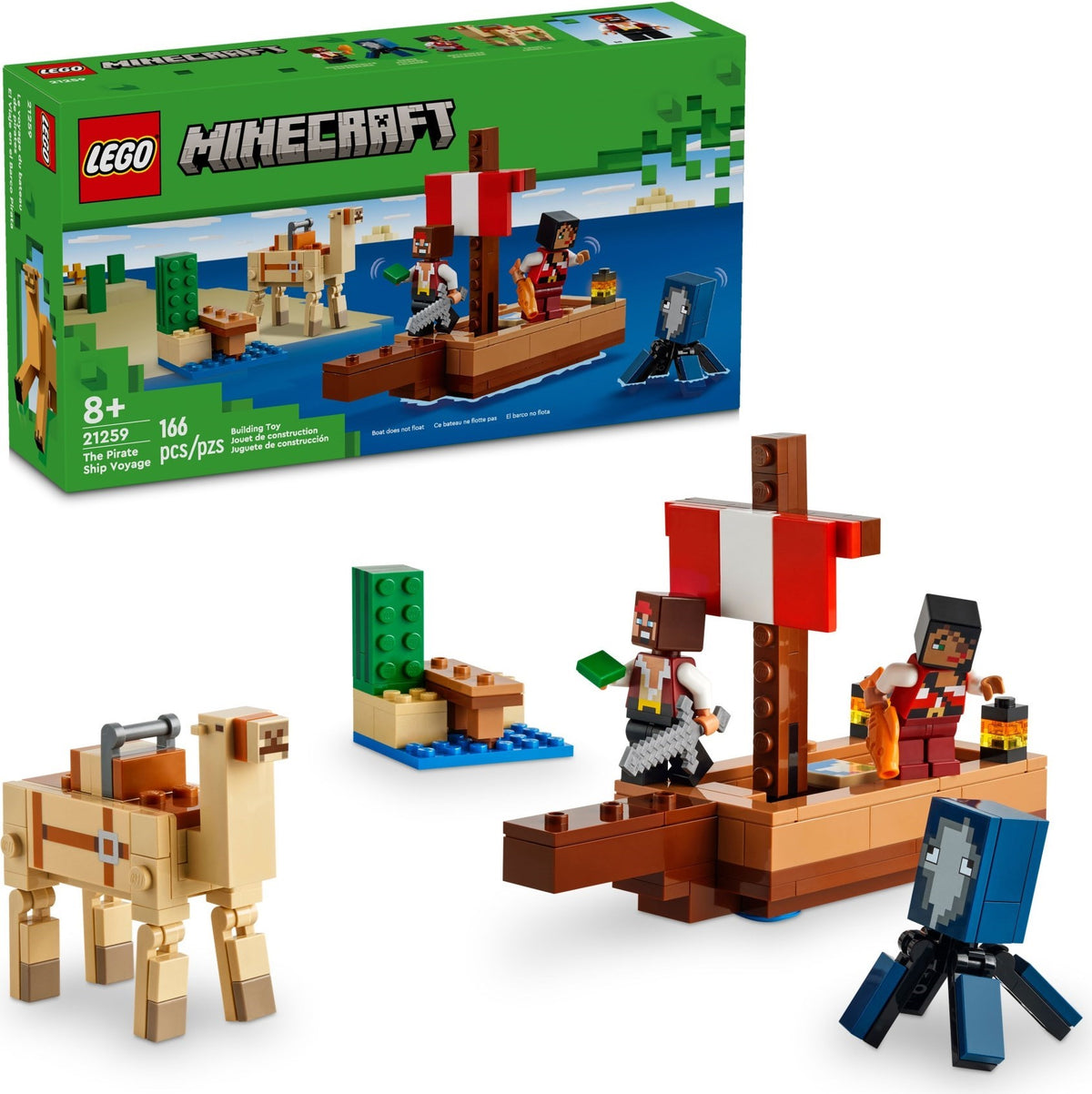 LEGO Minecraft 21259 Die Piratenschiffreise