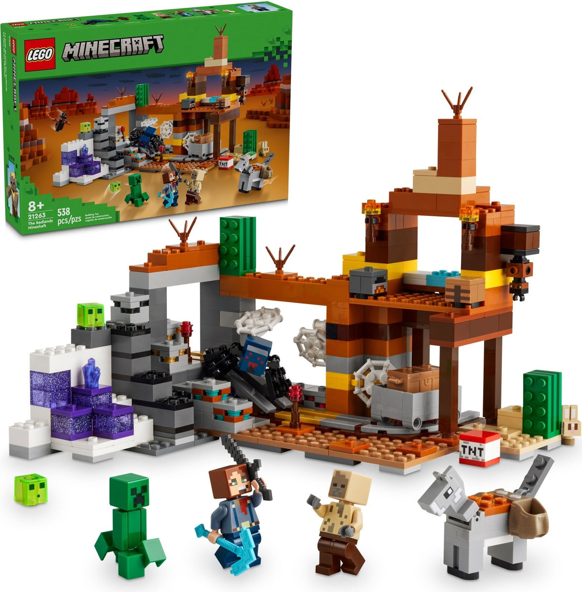 LEGO Minecraft 21263 Die Mine in den Badlands