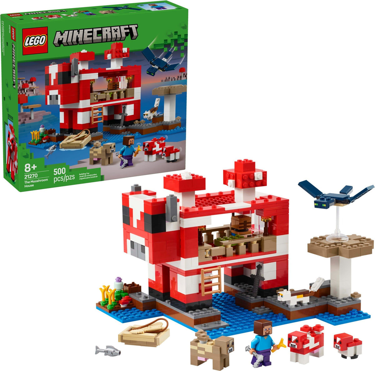 LEGO Minecraft 21270 Das Pilzkuh-Haus