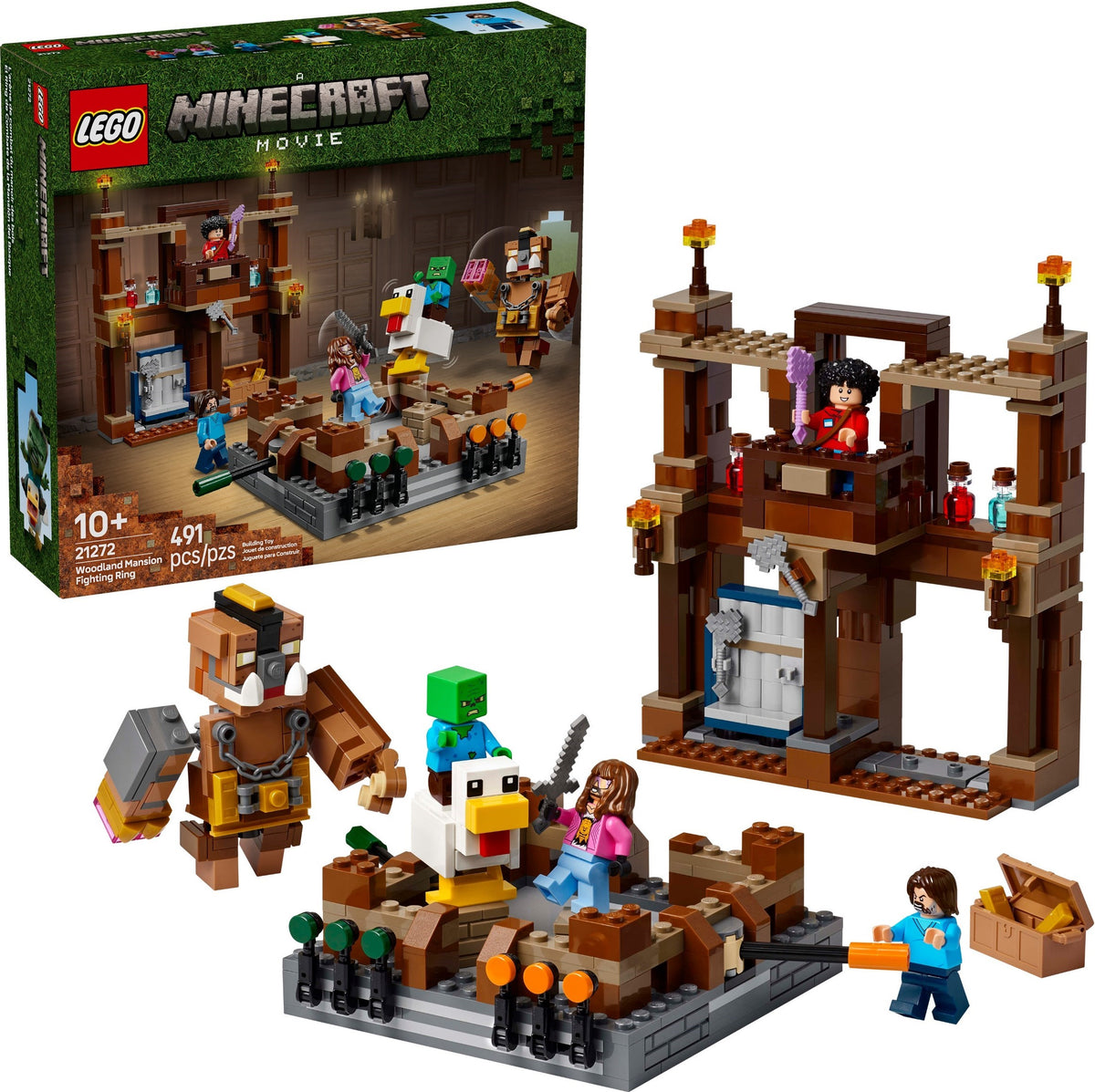 LEGO Minecraft 21272 Waldanwesen mit Boxring