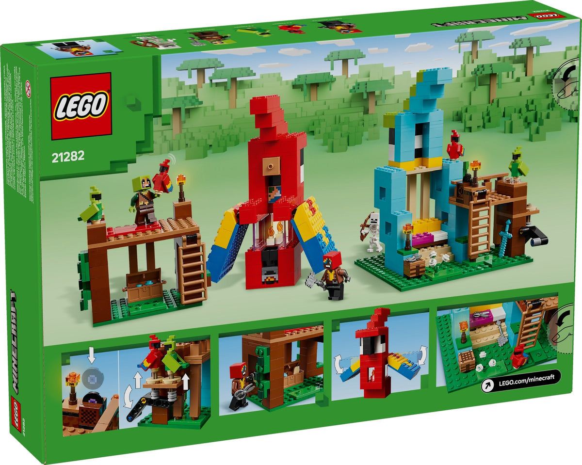 LEGO Minecraft 21282 Die Papageienhäuser