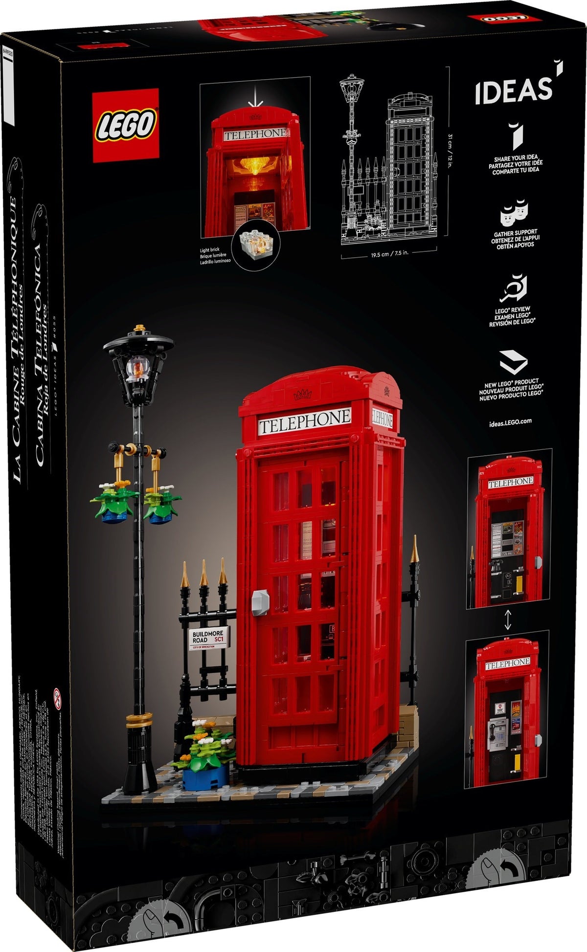 LEGO Ideas 21347 Rote Londoner Telefonzelle