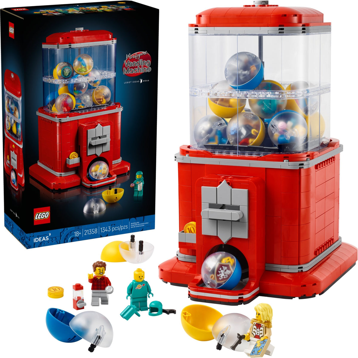 LEGO Ideas 21358 Spielzeugautomat mit Minifiguren