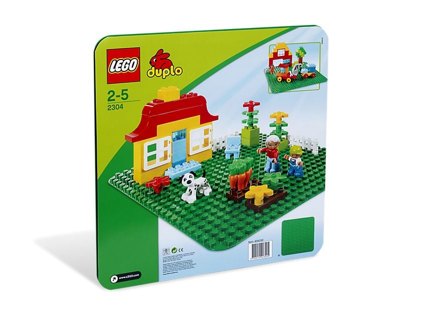 LEGO Duplo 2304 Grüne Bauplatte