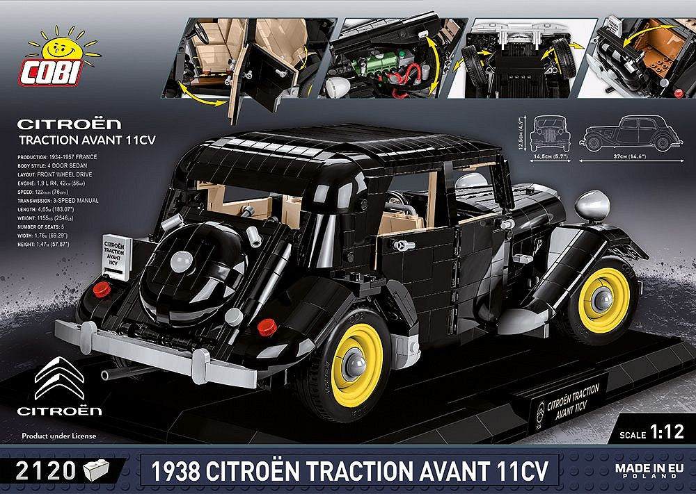 Cobi 24336 Executive Edition Citroen Traction Avant