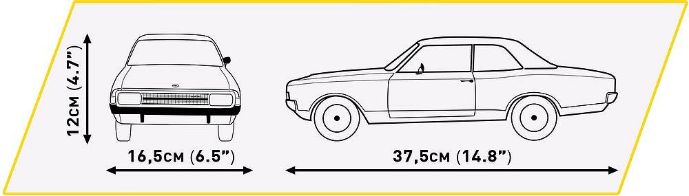 Cobi 24344 Executive Edition Opel Rekord C Coupe