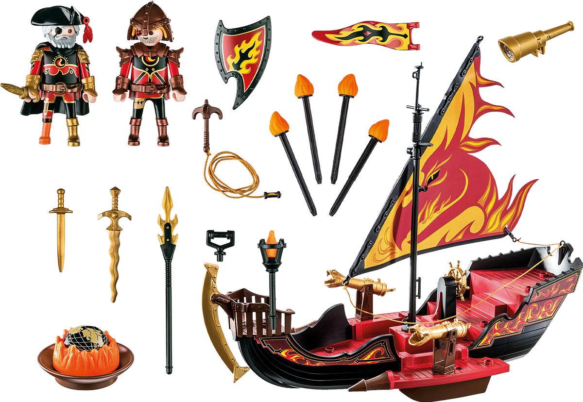 PLAYMOBIL 70641 Burnham Raiders Feuerschiff