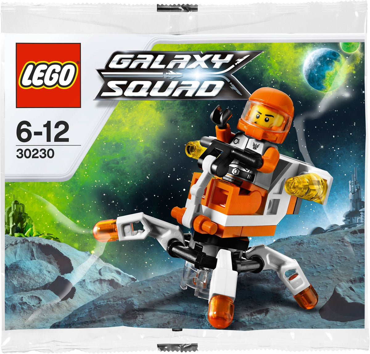 LEGO Space 30230 Squad Figur mit Robotorfahrzeug