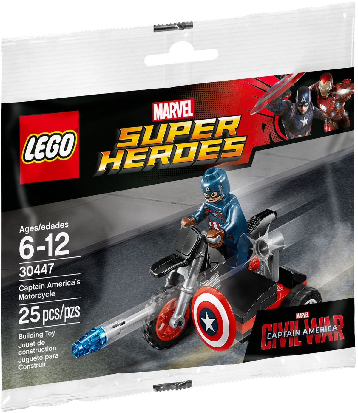 LEGO Marvel Super Heroes 30447 Captain Americas Motorrad