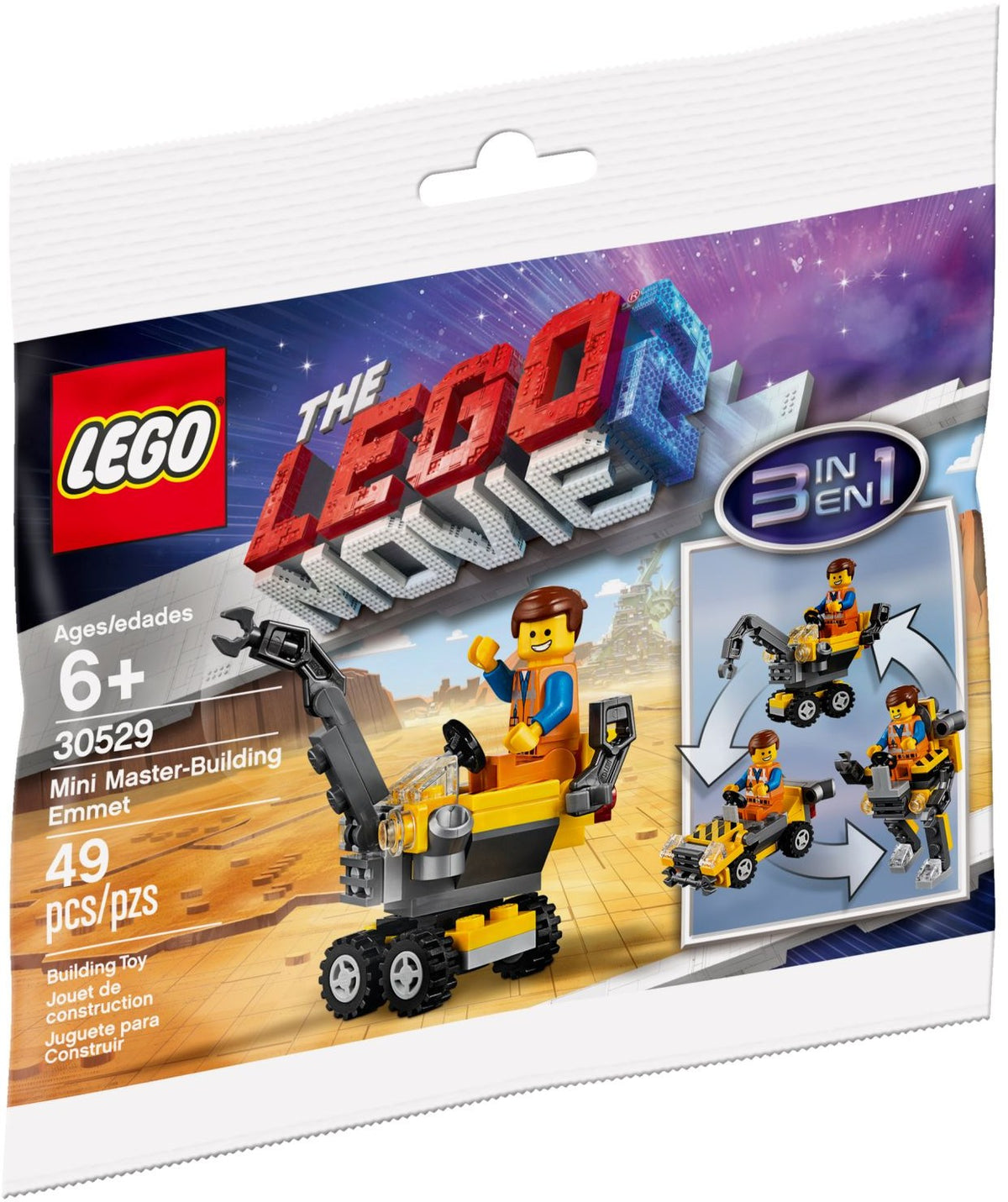 LEGO The Lego Movie 2 - 30529 Mini-Baumeister Emmet