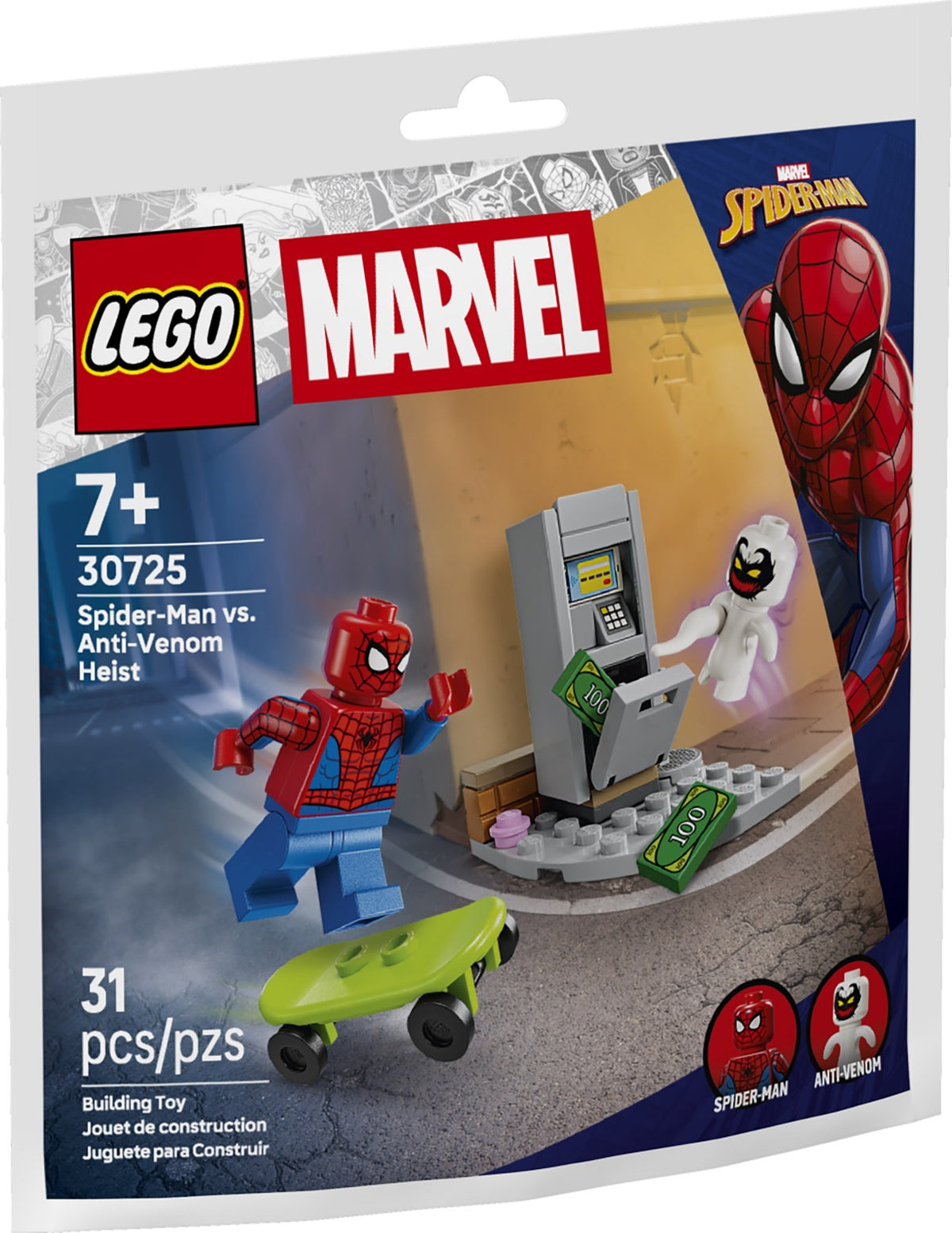 LEGO Marvel Super Heroes 30725 Spider-Man Stoppt Anti-Venoms Coup
