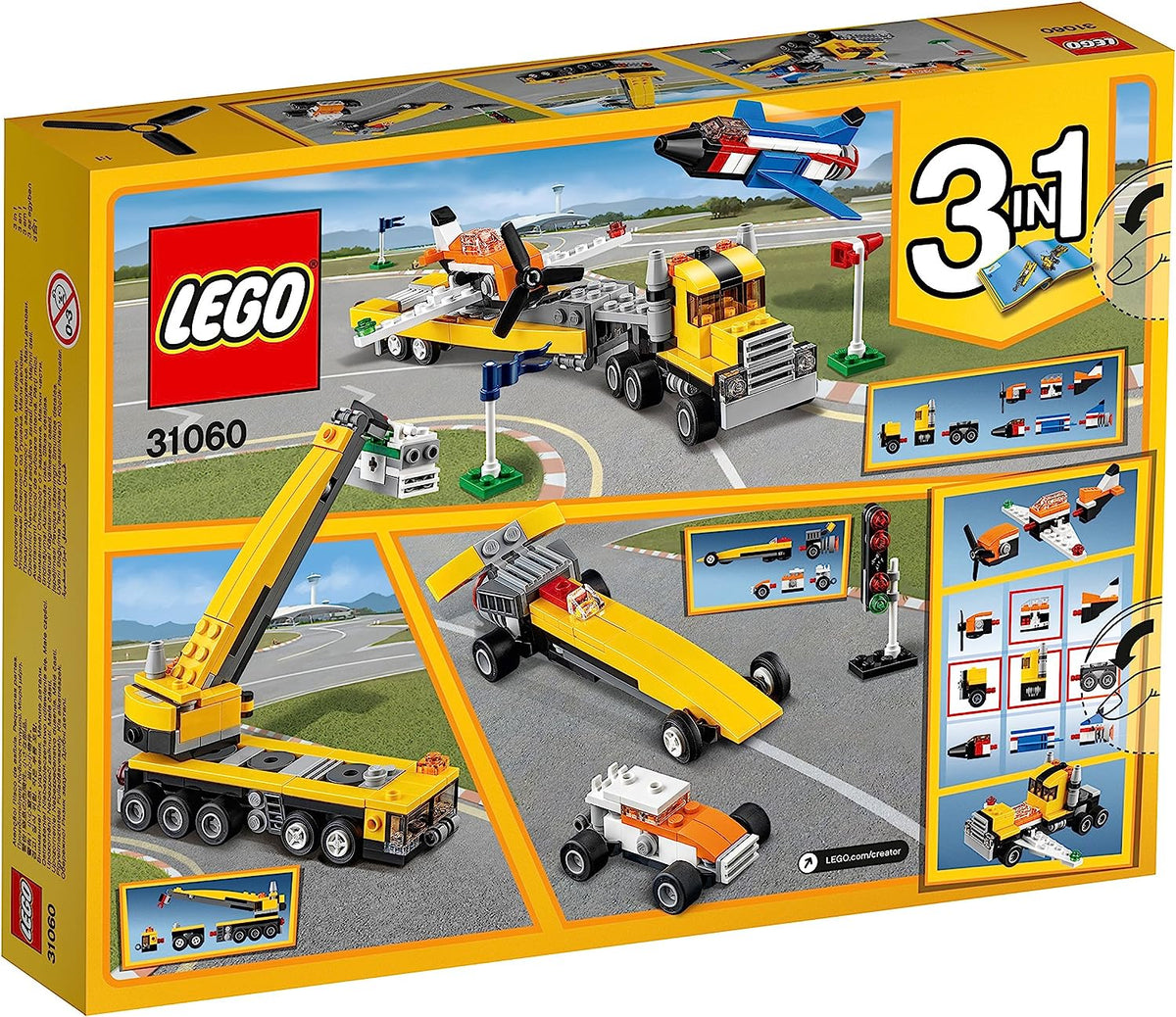 LEGO Creator 31060 Flugschau-Attraktionen