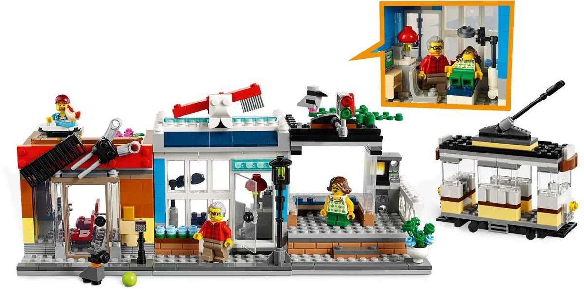 LEGO Creator 31097 Stadthaus mit Zoohandlung &amp; Café