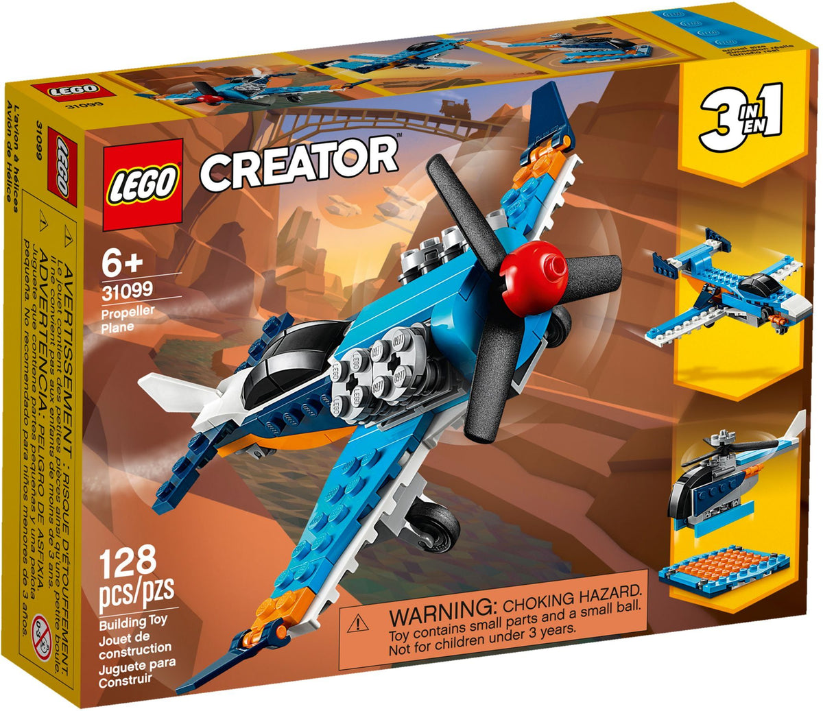 LEGO Creator 31099 Propellerflugzeug