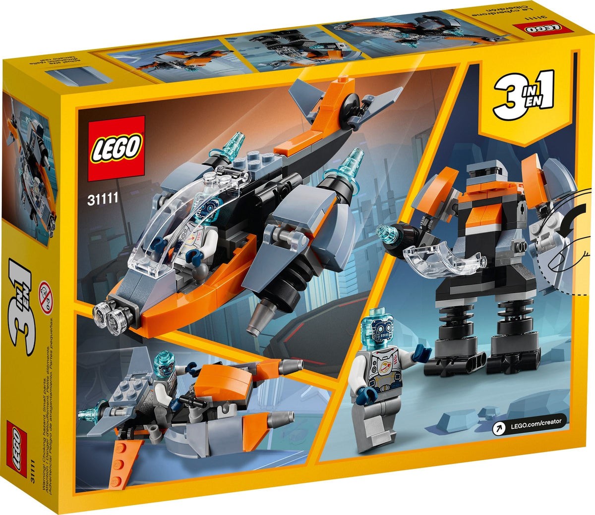 LEGO Creator 31111 Cyber-Drohne