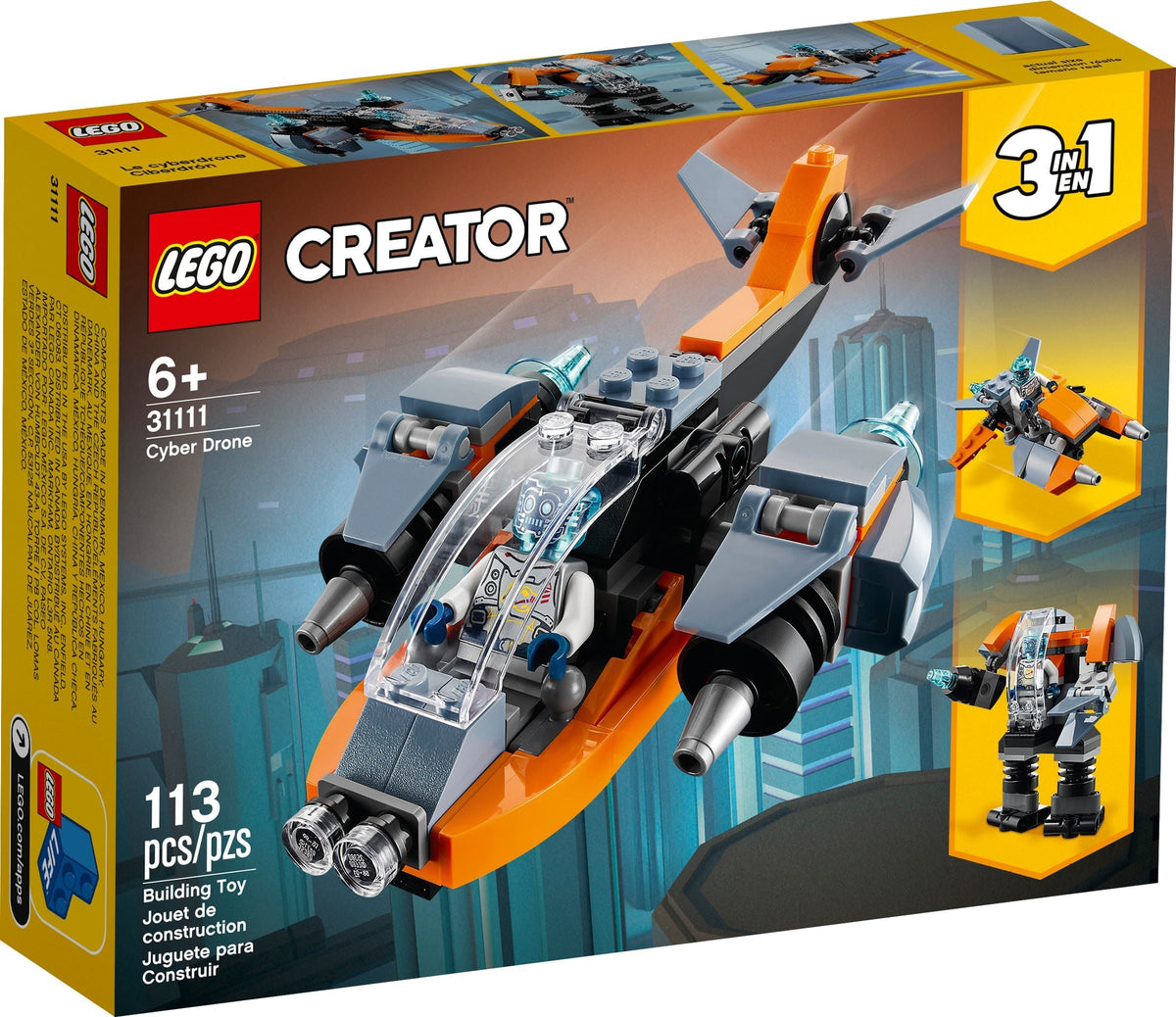 LEGO Creator 31111 Cyber-Drohne