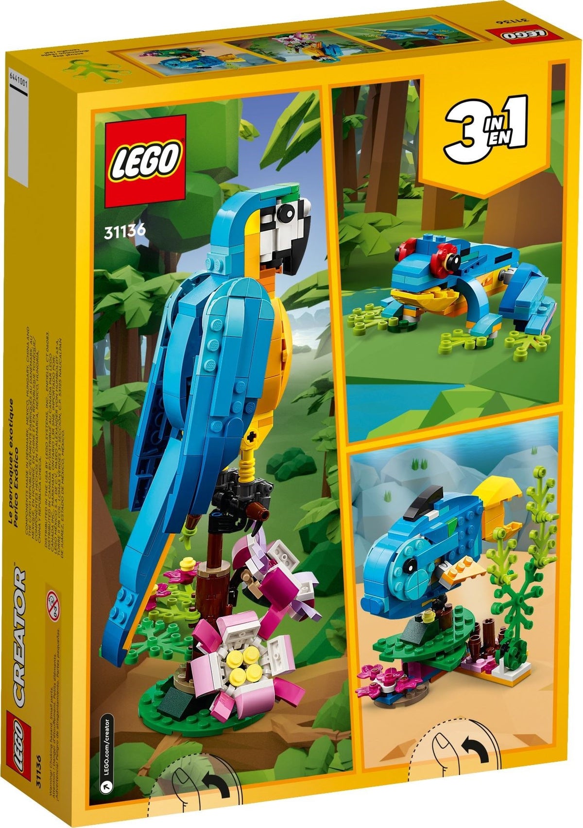 LEGO Creator 31136 Exotischer Papagei