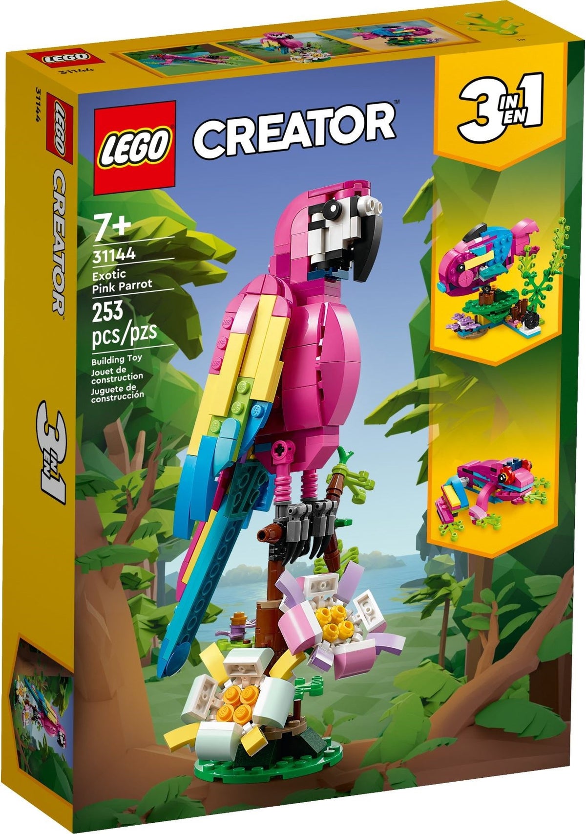 LEGO Creator 31144 Exotischer pinkfarbener Papagei
