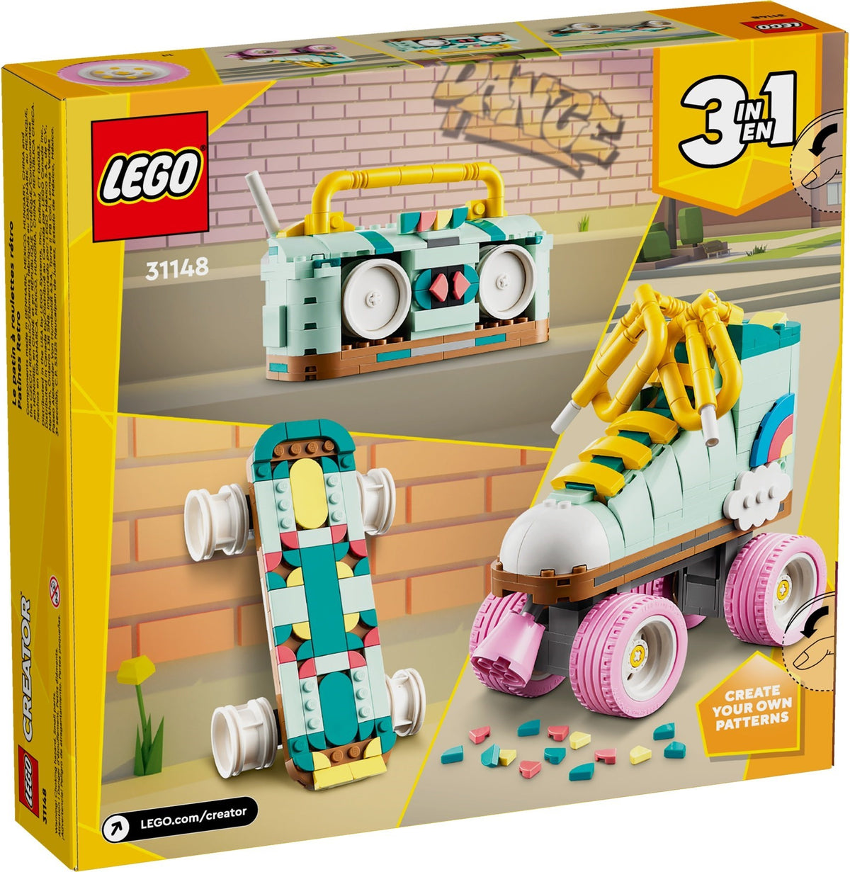 LEGO Creator 31148 Rollschuh