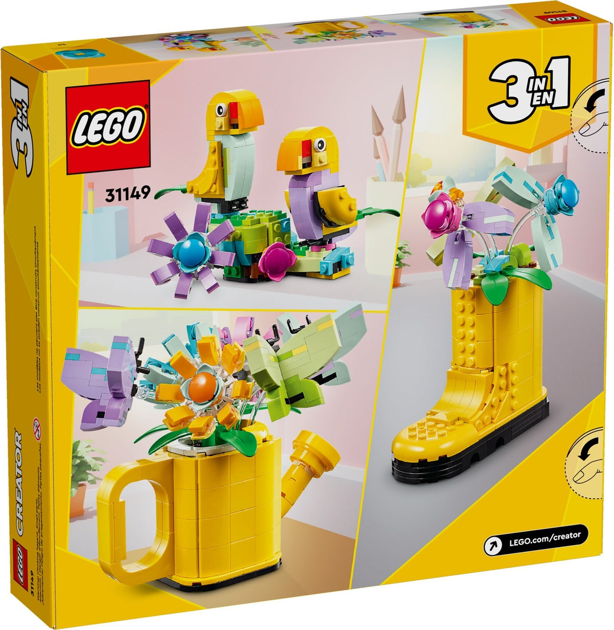LEGO Creator 31149 Gießkanne mit Blumen