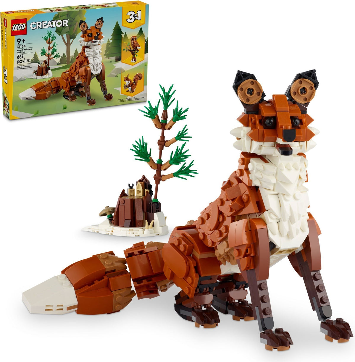 LEGO Creator 31154 Waldtiere Rotfuchs