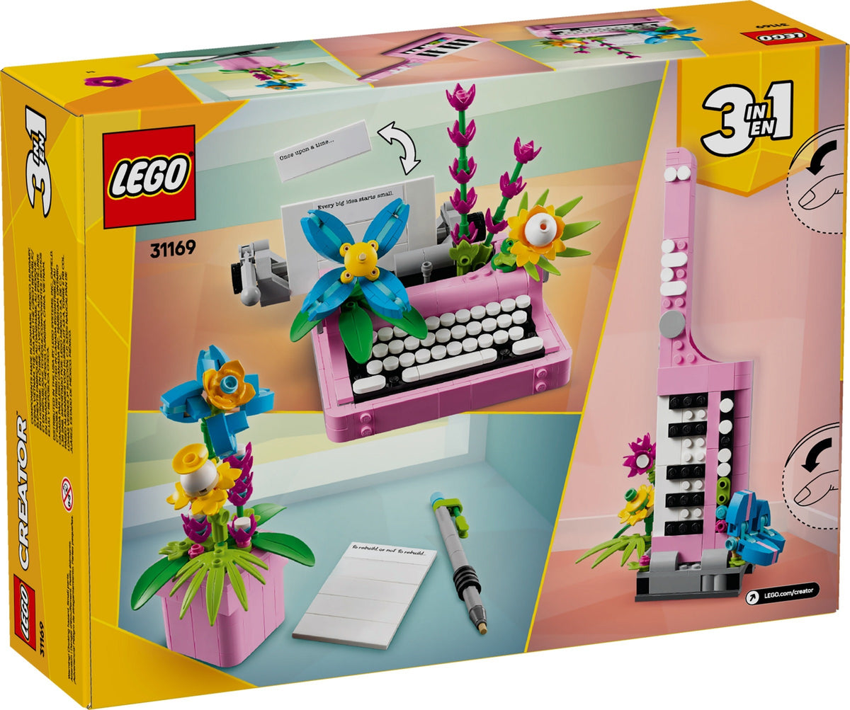LEGO Creator 31169 Schreibmaschine mit Blumen
