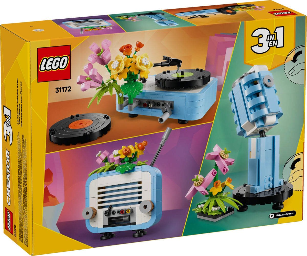 LEGO Creator 31172 Plattenspieler mit Blumen