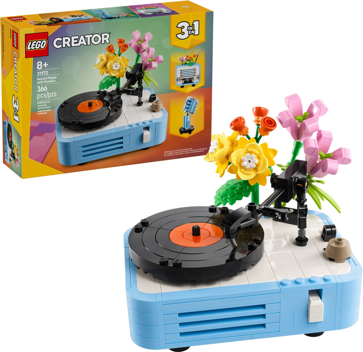 LEGO Creator 31172 Plattenspieler mit Blumen