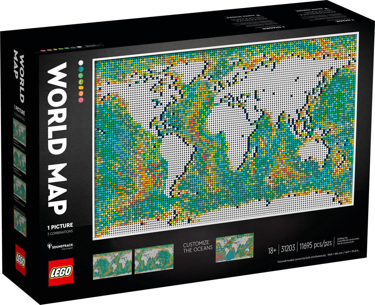LEGO ART 31203 Weltkarte