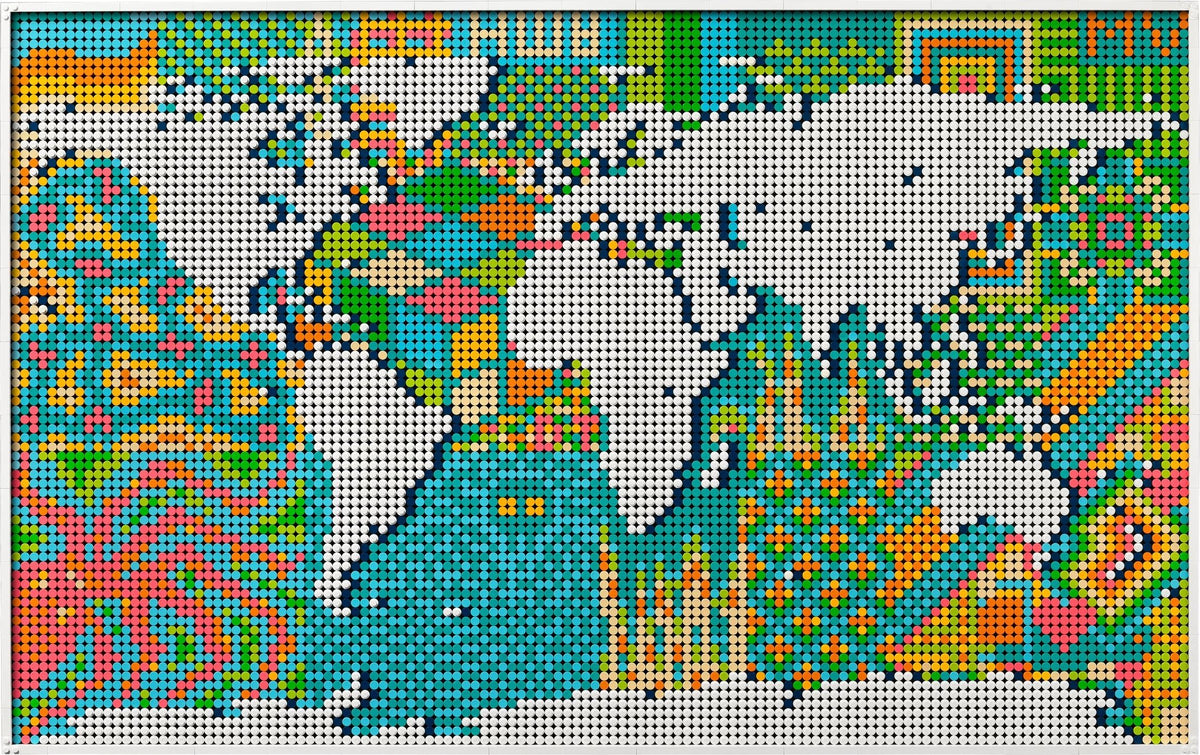 LEGO ART 31203 Weltkarte