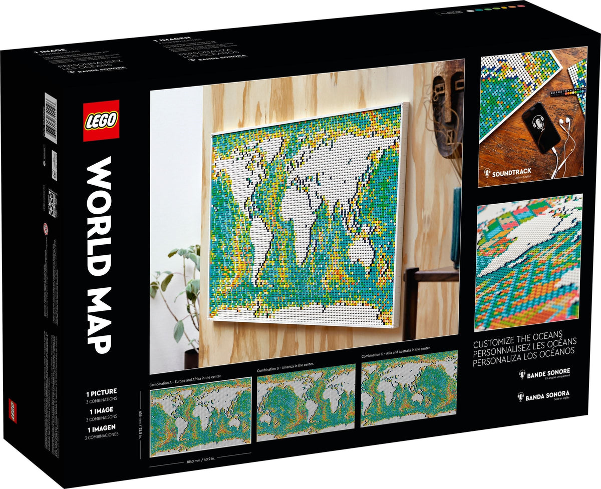 LEGO ART 31203 Weltkarte