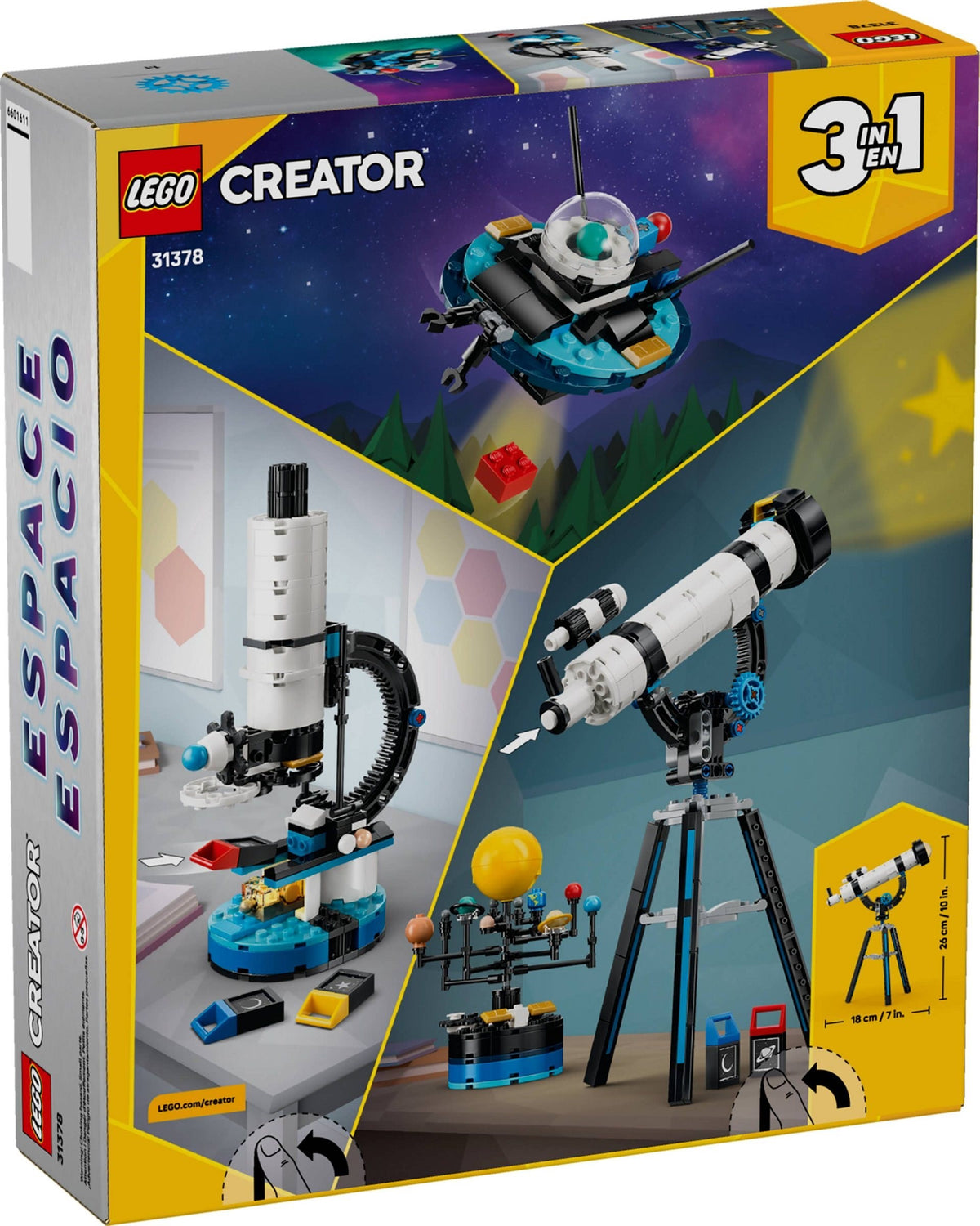 LEGO Creator 31378 Weltraumteleskop