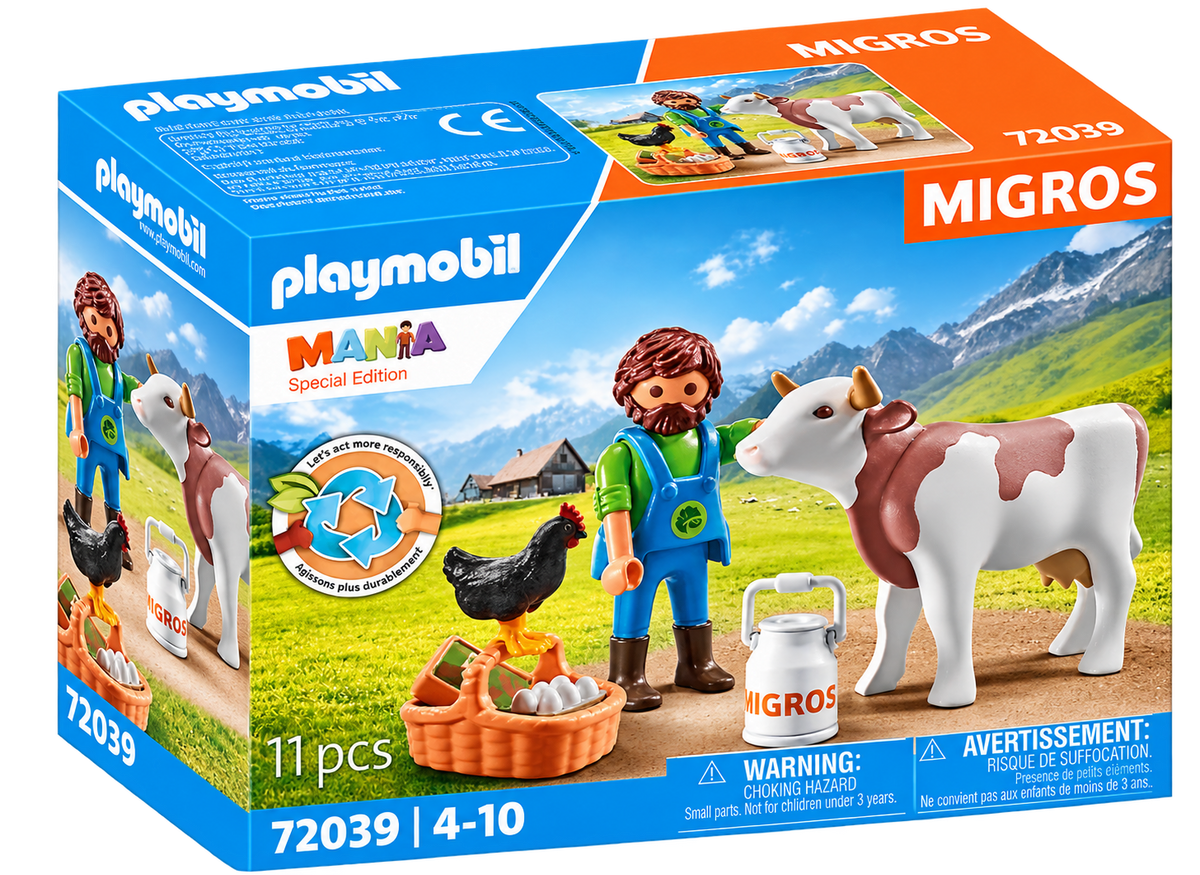 PLAYMOBIL 72039 Migros Mania Bauernhoftiere – Special Edition