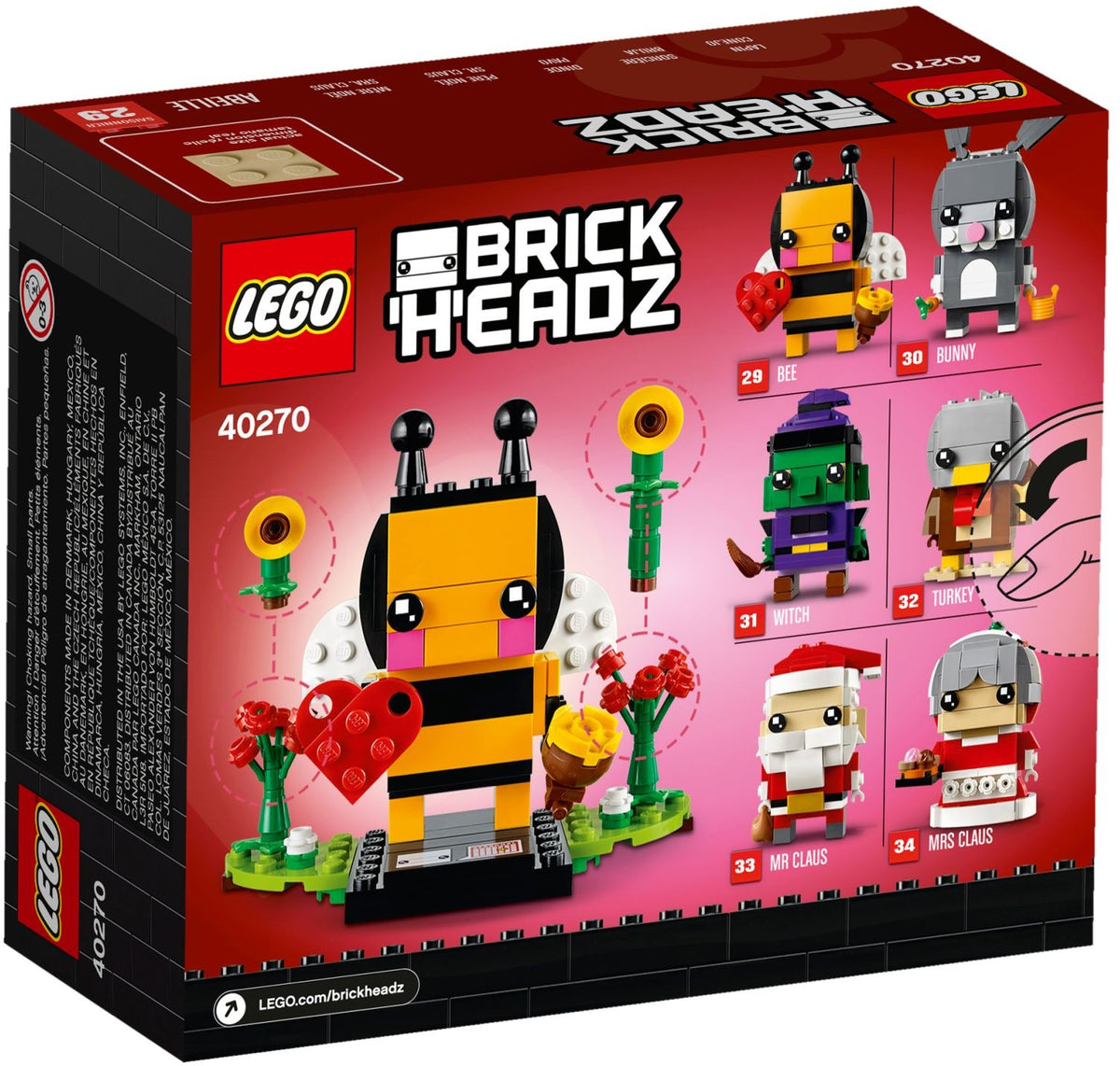 LEGO Brickheadz 40270 Valentinstags-Biene