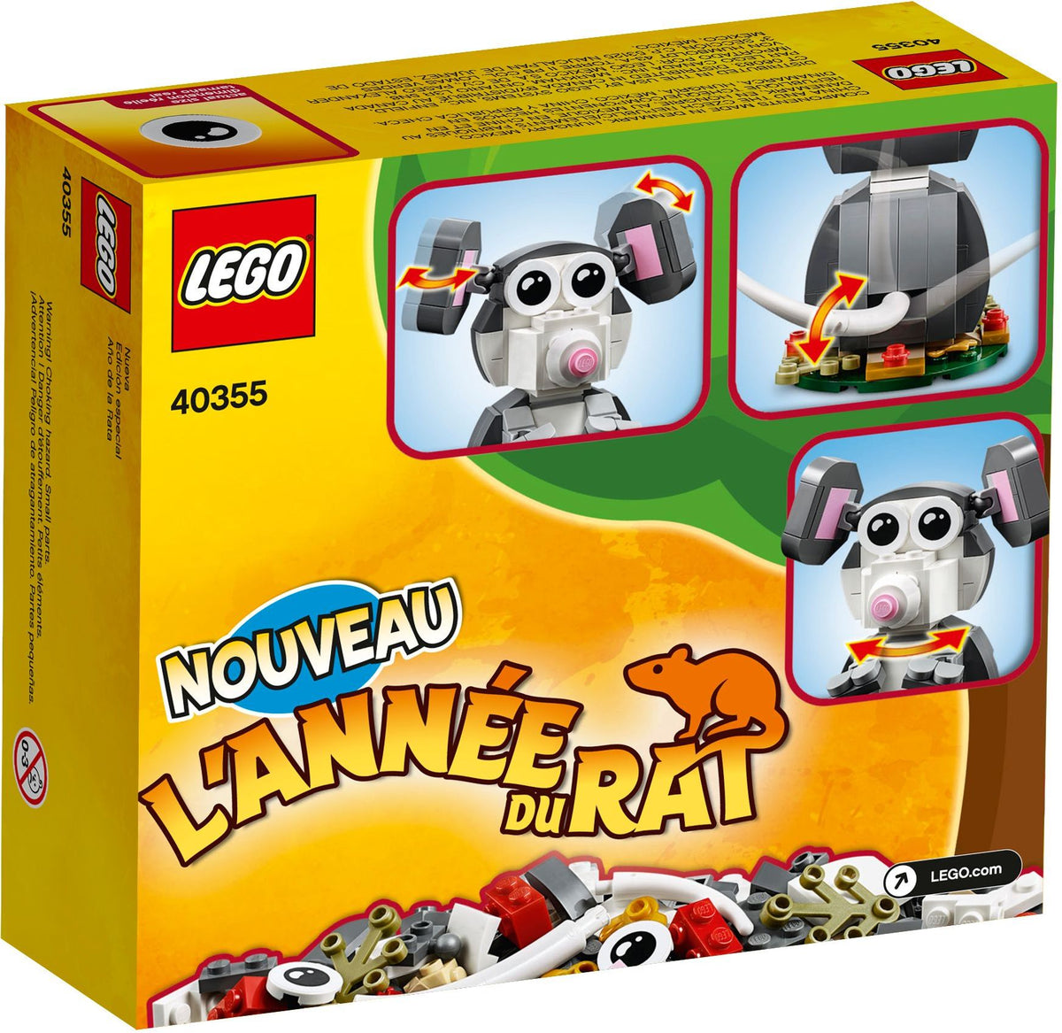 LEGO 40355 Jahr der Ratte