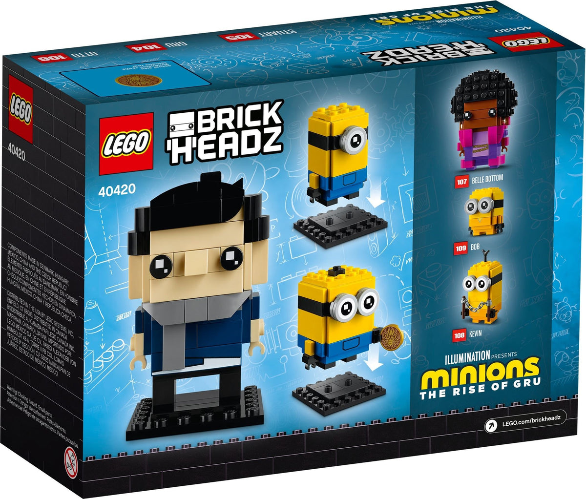 LEGO BrickHeadz Minions 40420 Gru, Stuart &amp; Otto