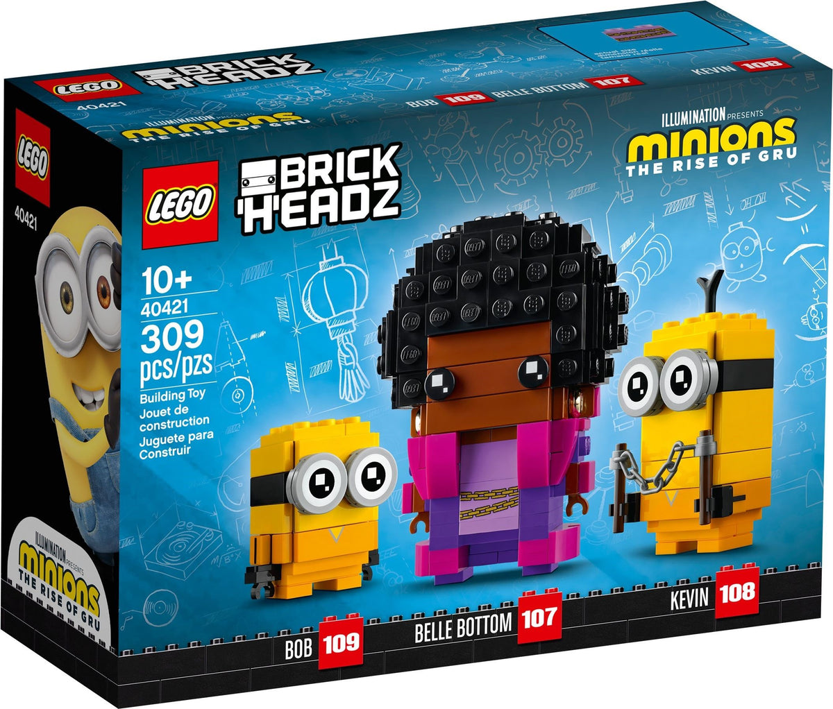 LEGO BrickHeadz Minions 40421 Belle Bottom, Kevin &amp; Bob