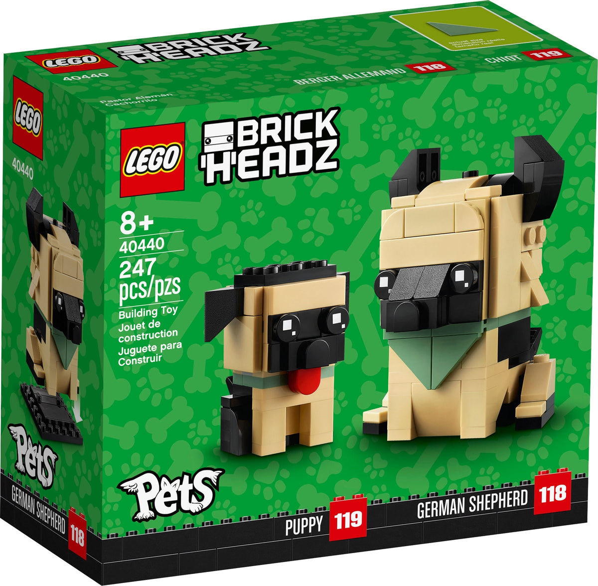 LEGO BrickHeadz Pets 40440 Deutscher Schäferhund