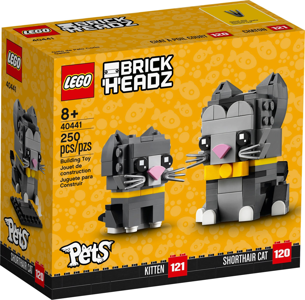 LEGO BrickHeadz Pets 40441 Kurzhaarkatzen