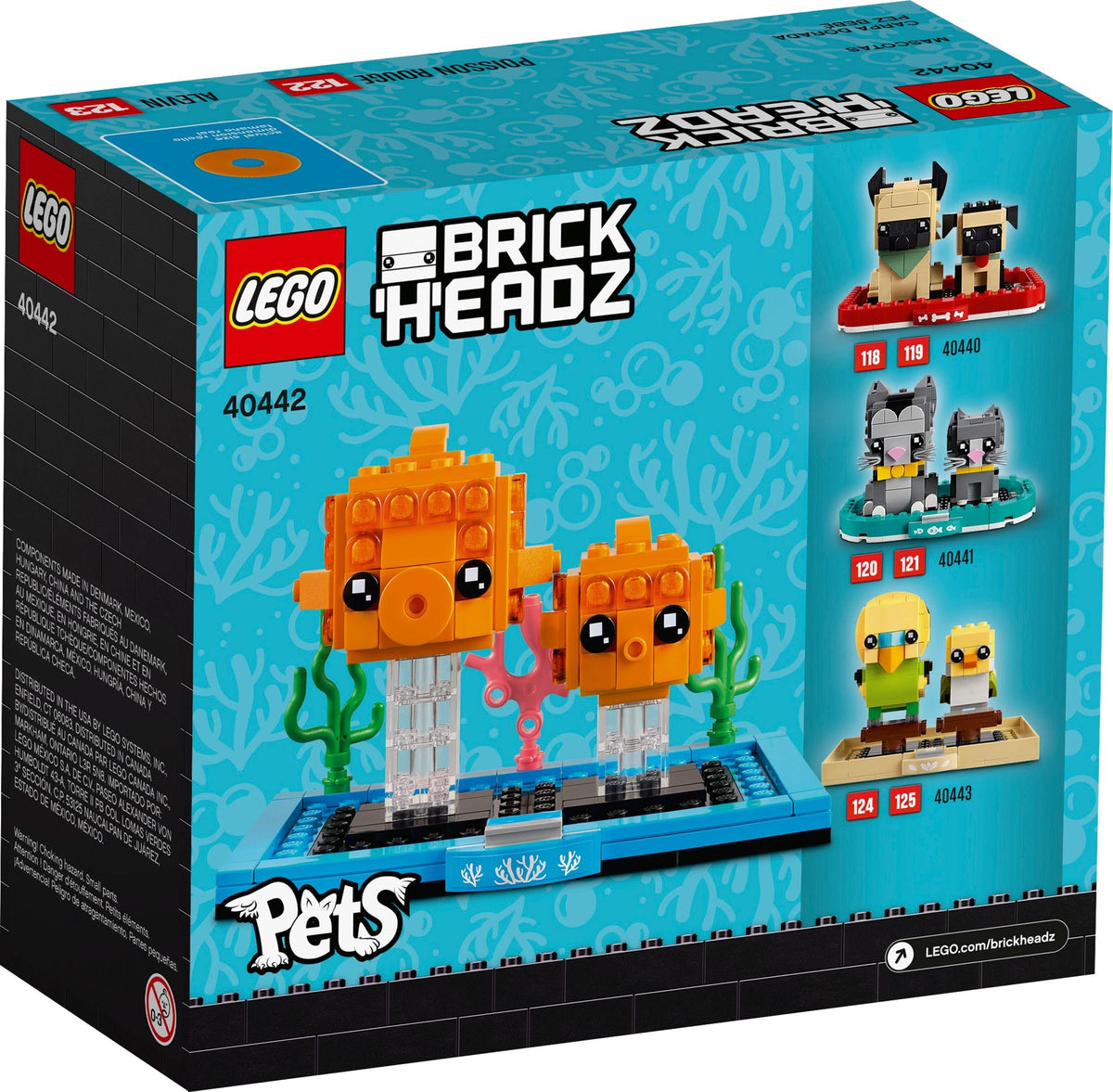 LEGO BrickHeadz Pets 40442 Goldfisch