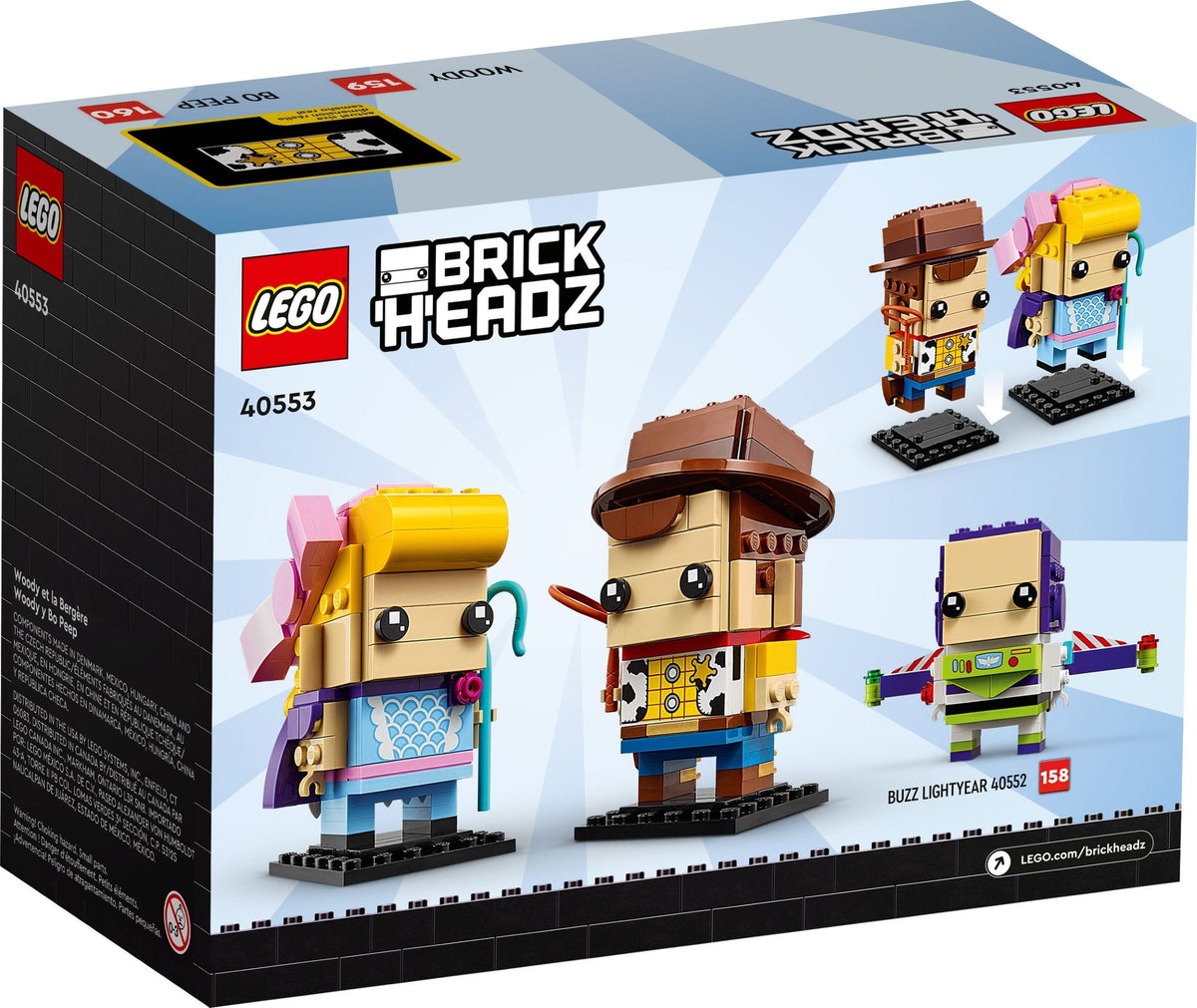 LEGO BrickHeadz Toy Story 40553 Woody und Porzellinchen