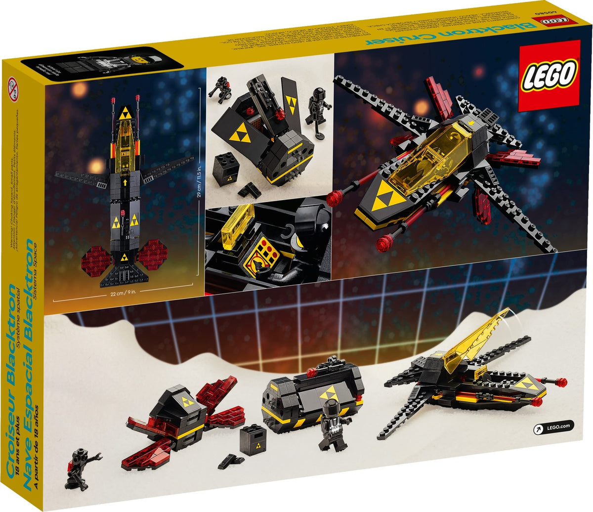 LEGO Icons 40580 Blacktron-Raumschiff