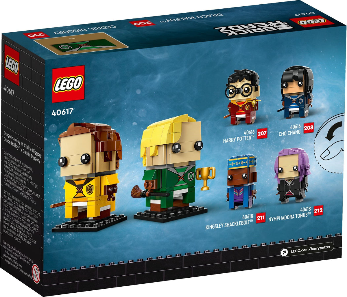 LEGO BrickHeadz 40617 Draco Malfoy &amp; Cedric Diggory