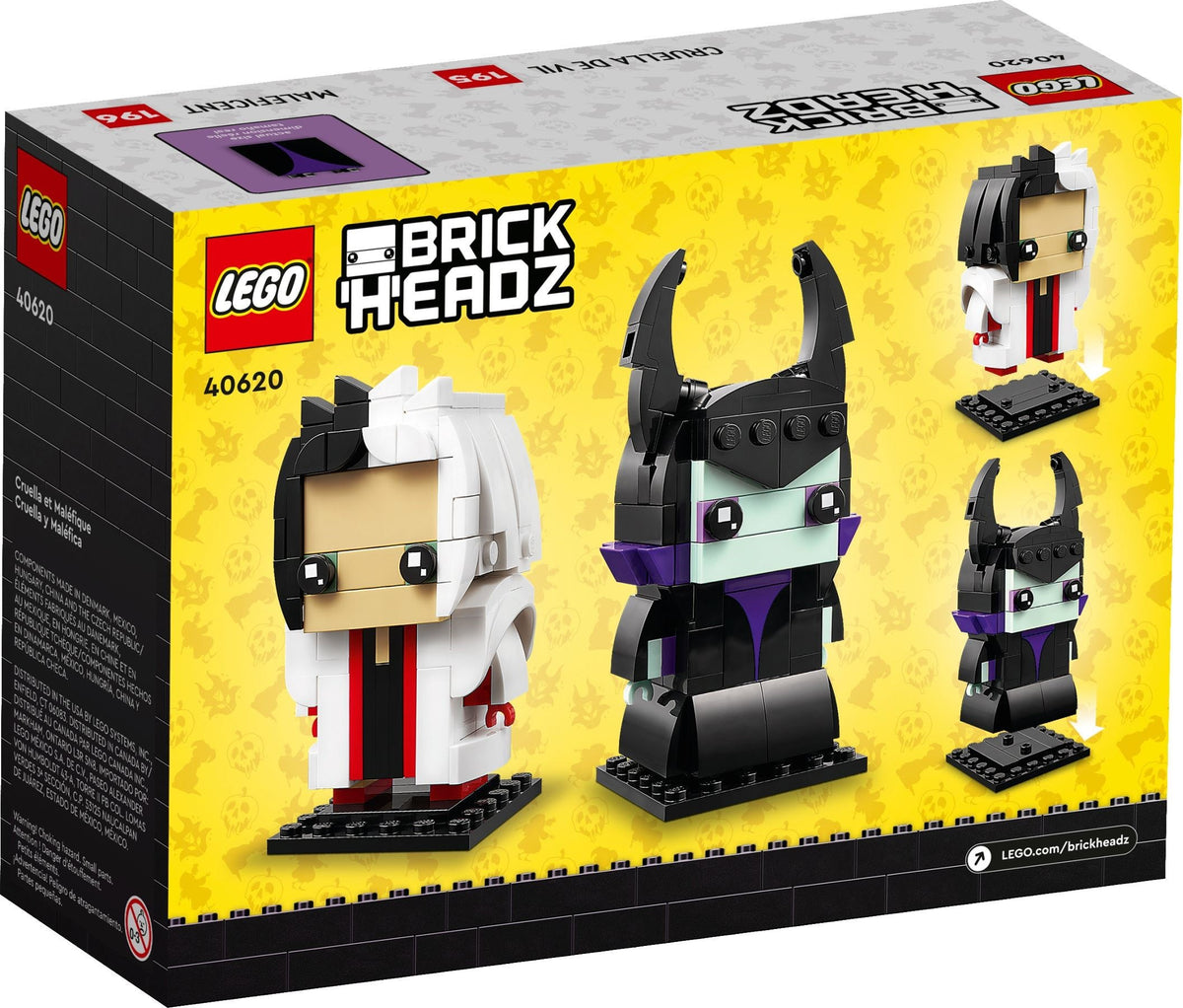 LEGO BrickHeadz 40620 Cruella und Maleficent