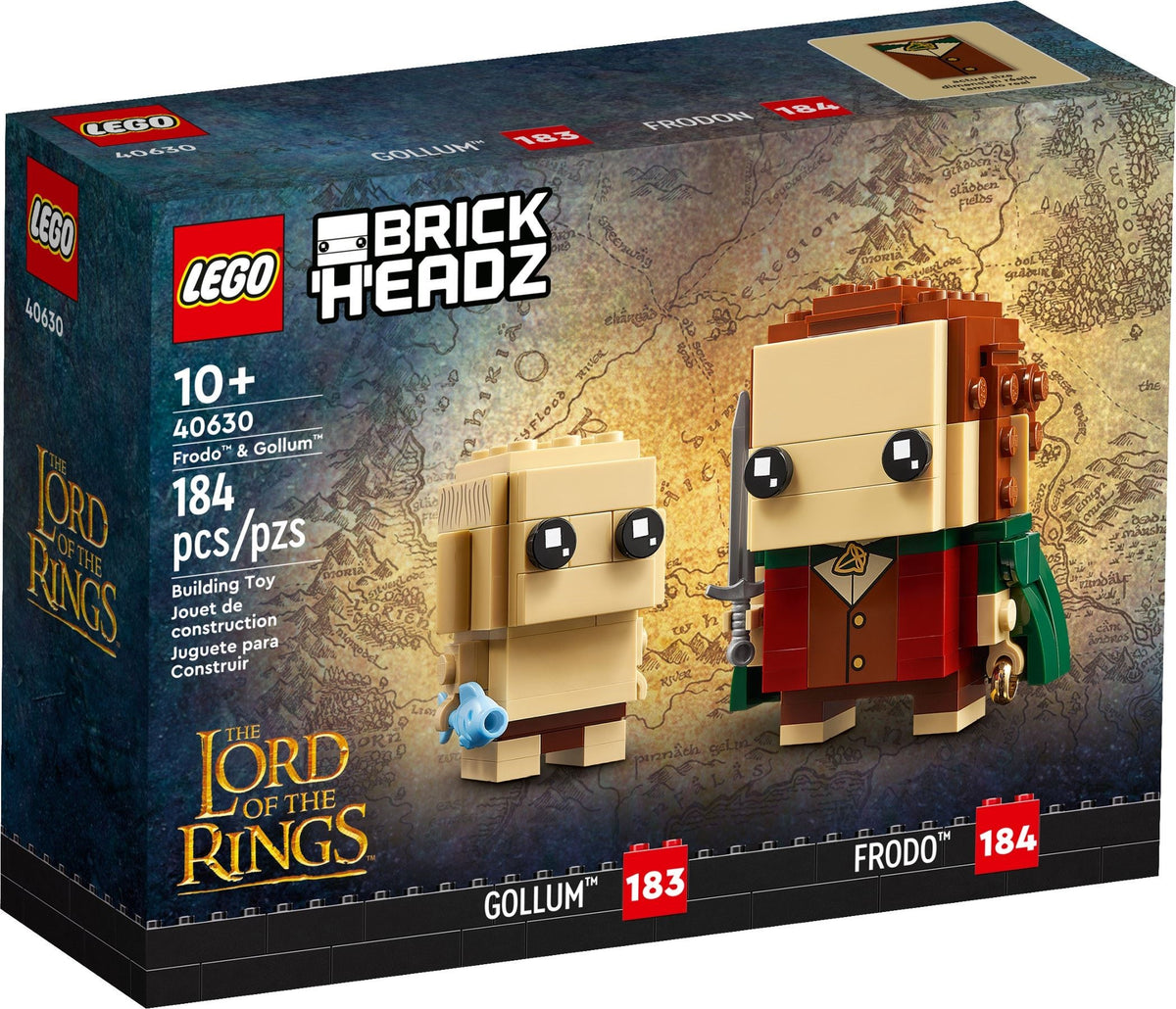 LEGO BrickHeadz Herr der Ringe 40630 Frodo und Gollum