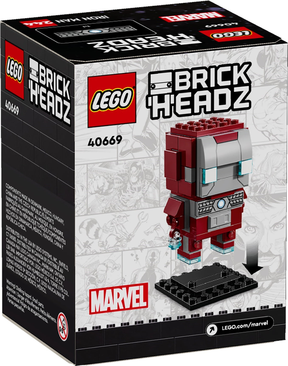 LEGO BrickHeadz Marvel 40669 Iron Man MK5